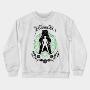 Transmutation - D&D Magic School Series: Black Text Crewneck Sweatshirt